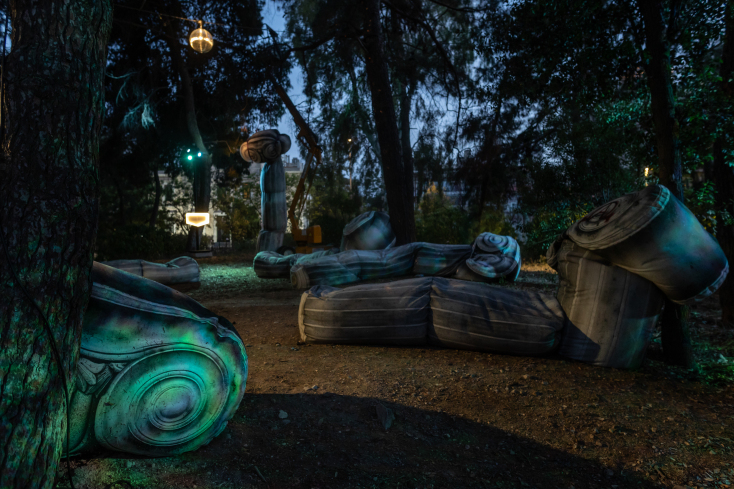 «Αναρχαιολογική Αναπαράσταση» του Ανδρέα Αγγελιδάκη © Pinelopi Gerasimou