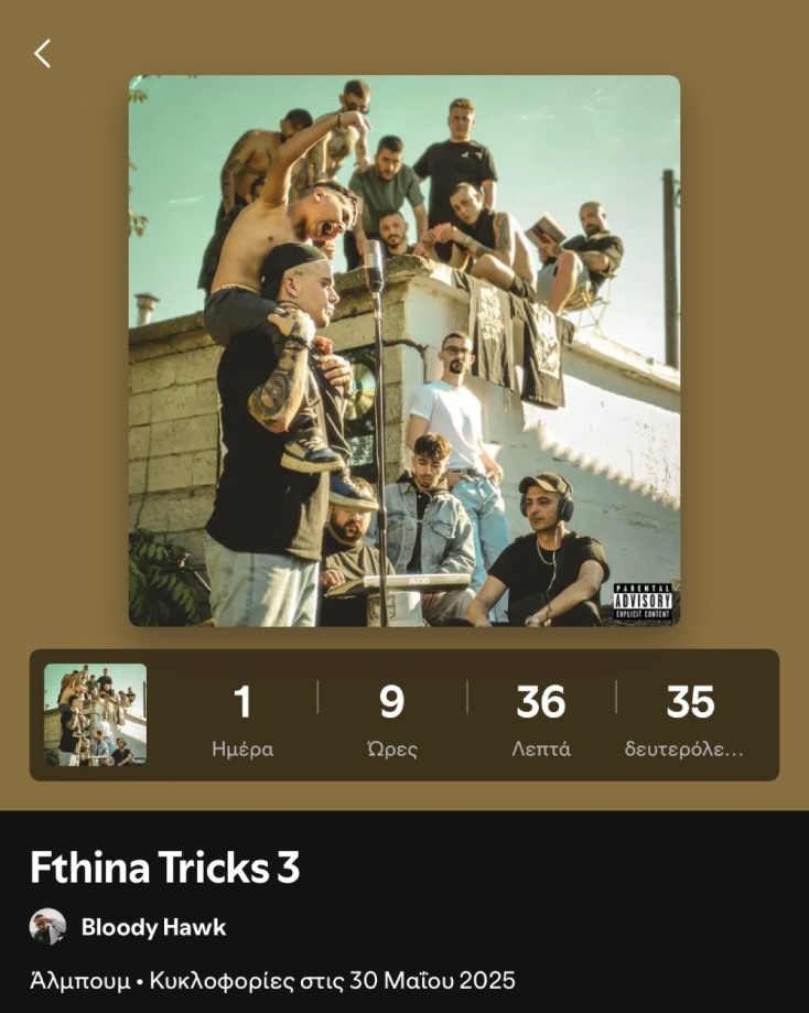 Κυκλοφορία άλμπουμ «Fthina Tricks 3»