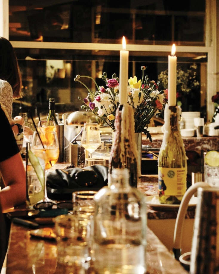 Το ντεκόρ στο Tempo Social Club 