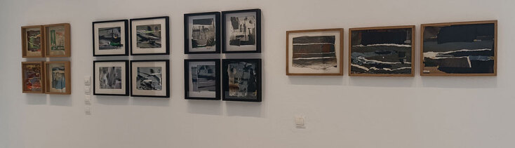 Έργο του Γιάννη Αδαμάκου στην γκαλερί Citronne Πόρου