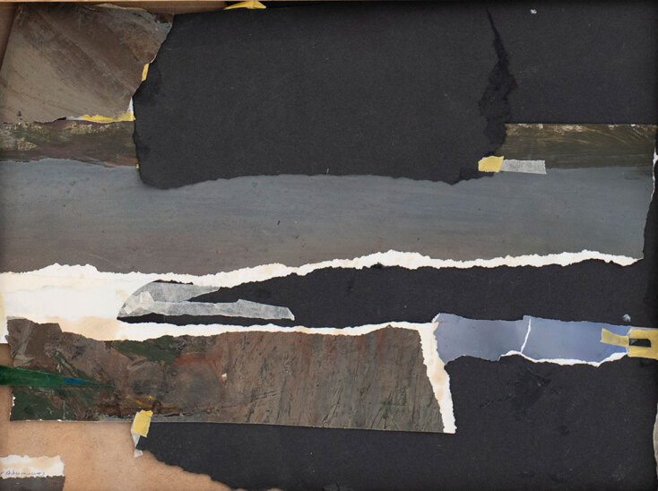 In Between 16, 2025, Collage, 32x42 cm – Ευγενική παραχώρηση του καλλιτέχνη και της γκαλερί Citronne © Vagelis Zavos