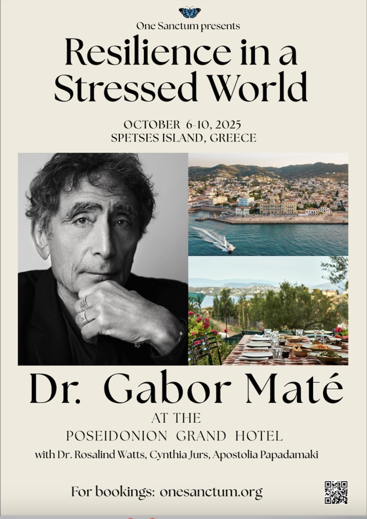 Γκαμπόρ Ματέ: Μια εσωτερική επανάσταση στην καρδιά του Σαρωνικού