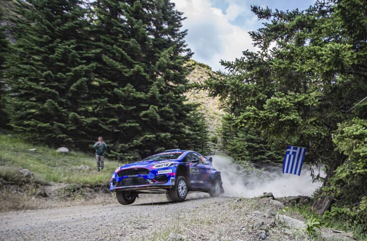 ΕΚΟ Ράλλυ Ακρόπολις 2025: Το πλήρωμα του Ford Car Center αντιμέτωπο με την ατυχία