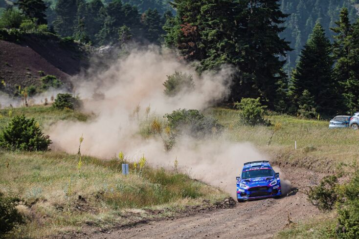 ΕΚΟ Ράλλυ Ακρόπολις 2025: Το πλήρωμα του Ford Car Center αντιμέτωπο με την ατυχία