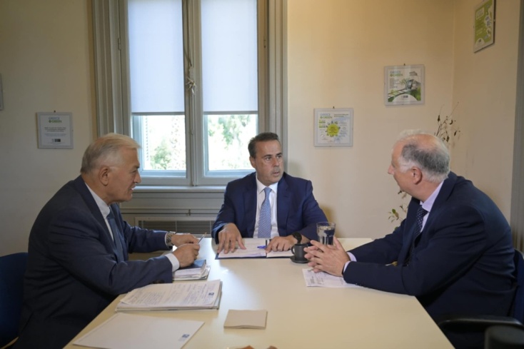 Σταύρος Παπασταύρου, Γιάννης Ανδρουλάκης και Λάζαρος Κυρίζογλου