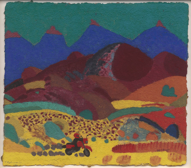 Γιάννης Ευθυμίου, συλλογή "Ι Τhought of you as my Mountaintop", πρωτότυπο ζωγραφικό έργο