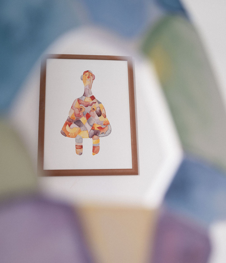 Ξένια Παπαδοπούλου x DIMY, συλλογή "Τοys from Antiquity" (μεταξοτυπία)