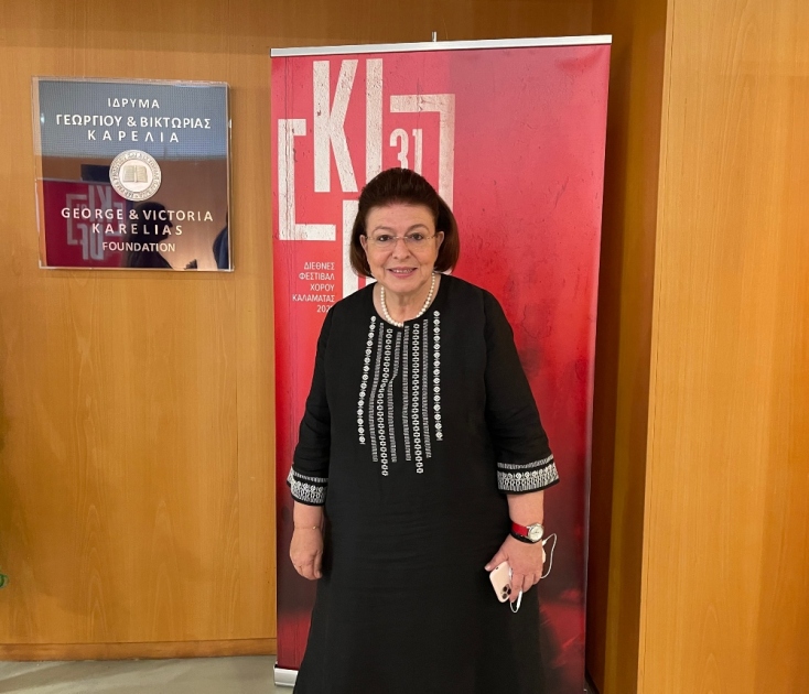 Η Υπουργός Πολιτισμού Λίνα Μενδώνη