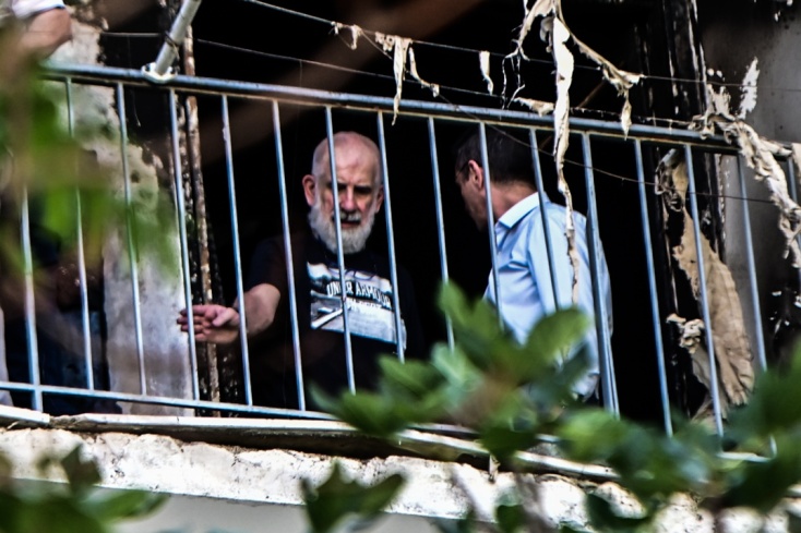 Αυτοψία μετά τη φωτιά στο διαμέρισμα του Πέτρου Φιλιππίδη