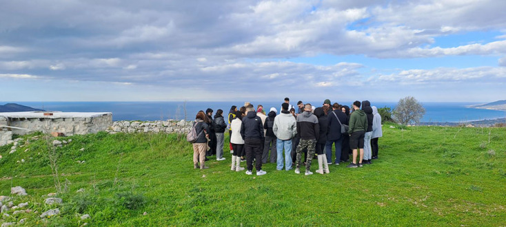 Στο πλαίσιο του μαθήματος, οι φοιτητές και οι φοιτήτριες του Τμήματος επισκέφτηκαν το χωριό Φασλί