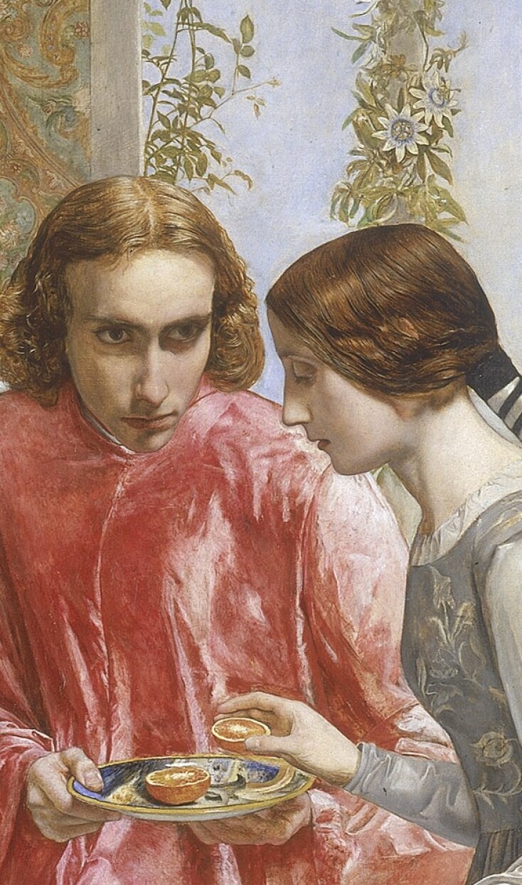 Τζων Έβερετ Μιλαί, «Ισαβέλλα» (1848-1849, 103 εκ. × 142,8 εκ., Walker Art Gallery, Λίβερπουλ)