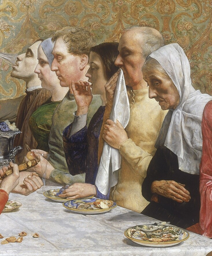 Τζων Έβερετ Μιλαί, «Ισαβέλλα» (1848-1849, 103 εκ. × 142,8 εκ., Walker Art Gallery, Λίβερπουλ)