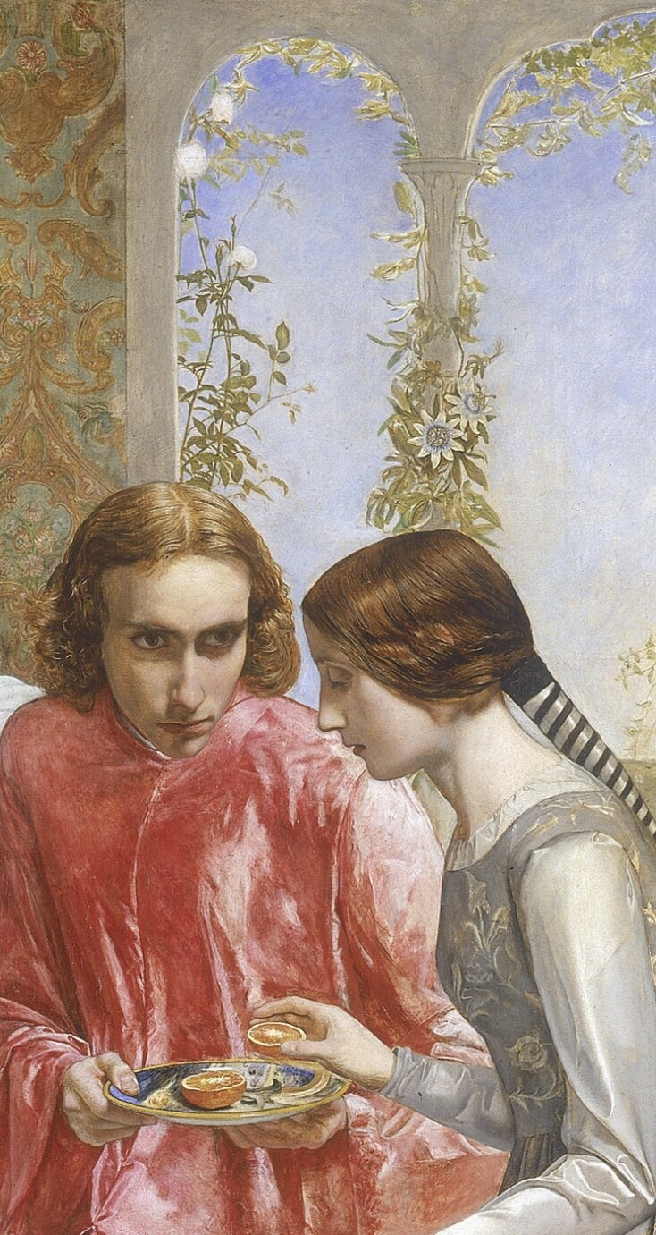 Τζων Έβερετ Μιλαί, «Ισαβέλλα» (1848-1849, 103 εκ. × 142,8 εκ., Walker Art Gallery, Λίβερπουλ)