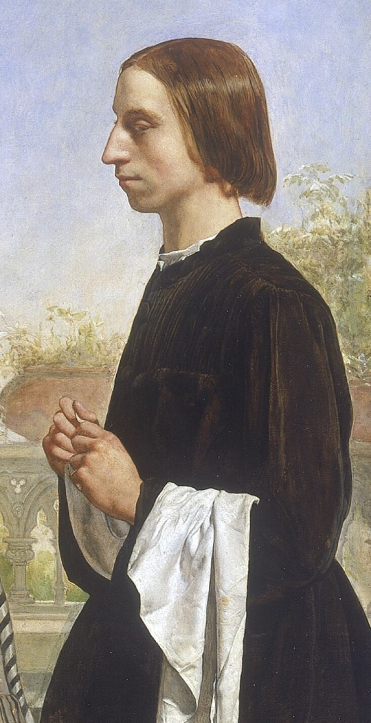 Τζων Έβερετ Μιλαί, «Ισαβέλλα» (1848-1849, 103 εκ. × 142,8 εκ., Walker Art Gallery, Λίβερπουλ)