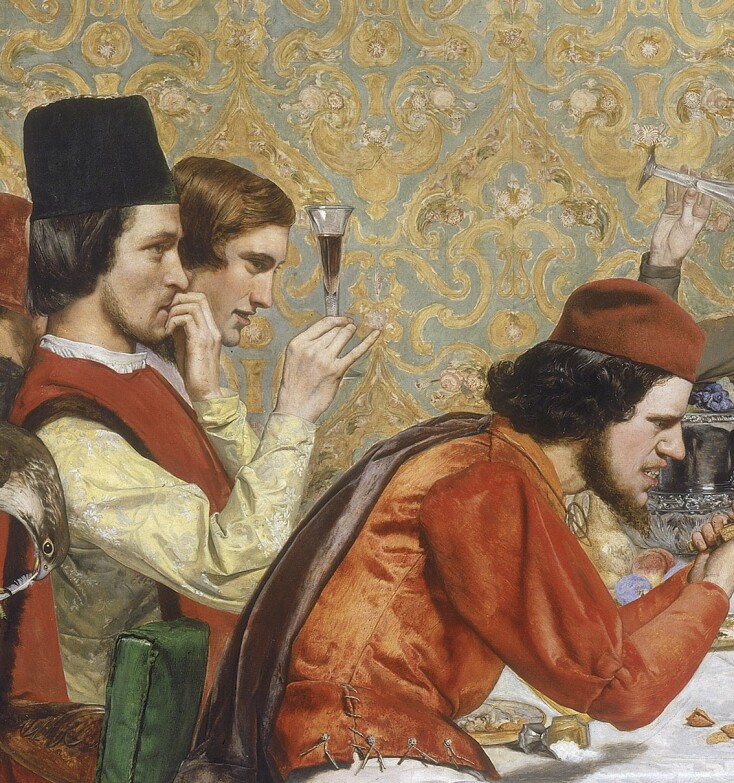 Τζων Έβερετ Μιλαί, «Ισαβέλλα» (1848-1849, 103 εκ. × 142,8 εκ., Walker Art Gallery, Λίβερπουλ)