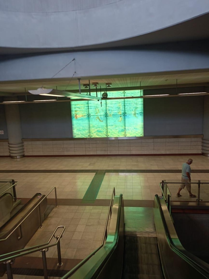 Δύο έργα της Μαρίας Φιλοπούλου στον σταθμό «Ελληνικό» του Μετρό – Μια ωραία έκπληξη