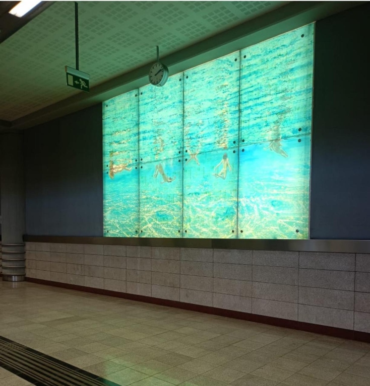 Δύο έργα της Μαρίας Φιλοπούλου στον σταθμό «Ελληνικό» του Μετρό – Μια ωραία έκπληξη