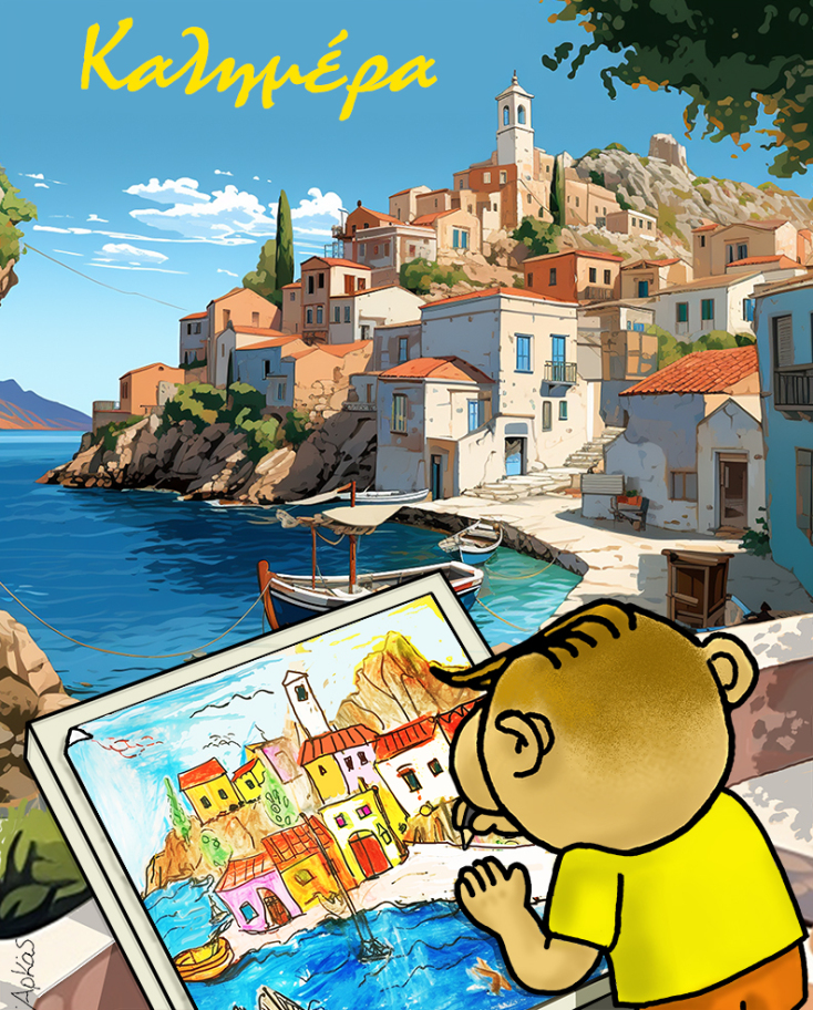 Αρκάς: H «Καλημέρα» με έναν πίνακα ζωγραφικής 