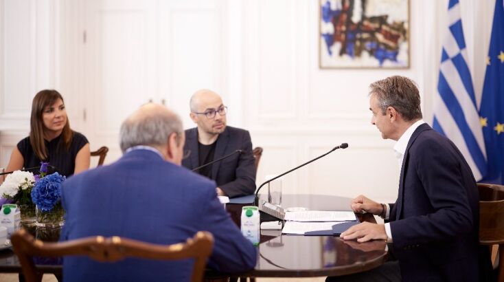 Ο Κυριάκος Μητσοτάκης συναντήθηκε με τον διευθύνοντα σύμβουλο της Google DeepMind