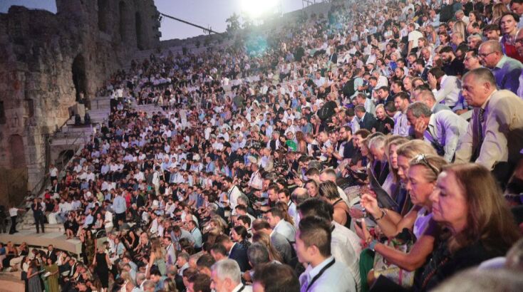 Στιγμιότυπο από το Ωδείο Ηρώδου Αττικού