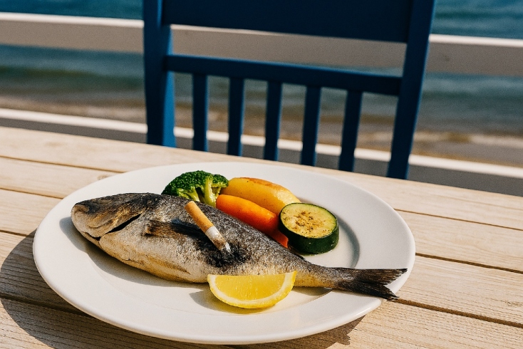 Γιατί να σβήσεις το τσιγάρο σου στο πιάτο; Εκεί που πριν από λίγο έτρωγες;