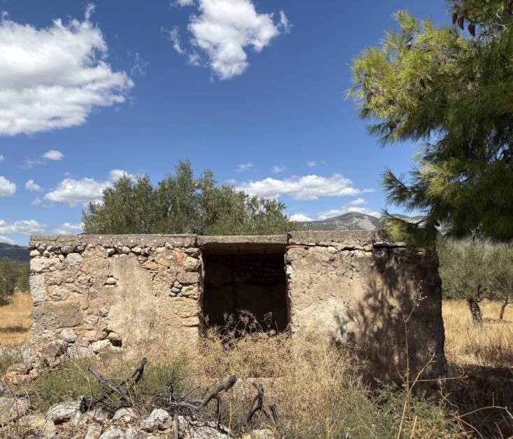 Παλιό πατητήρι στον Ελαιώνα των Μεγάρων