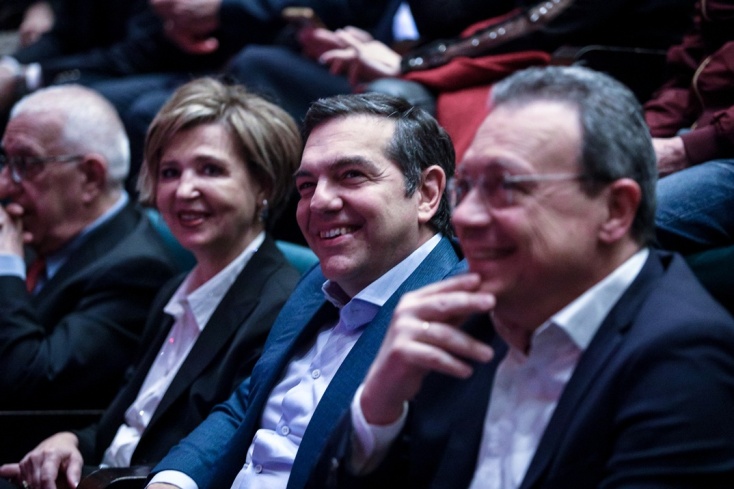 Αλέξης Τσίπρας, Σωκράτης Φάμελλος και Όλγα Γεροβασίλη