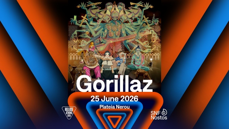 Gorillaz και David Byrne έρχονται στην Αθήνα, στο Release Athens x SNF Nostos 2026