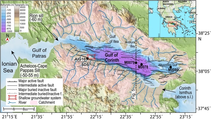 Γλυκό νερό εντοπίστηκε κάτω από τον θαλάσσιο πυθμένα του Κορινθιακού Κόλπου