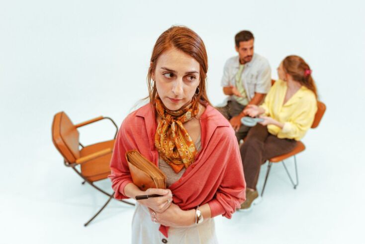 Η Φανή Ξενουδάκη στην παράσταση «Nevermind»