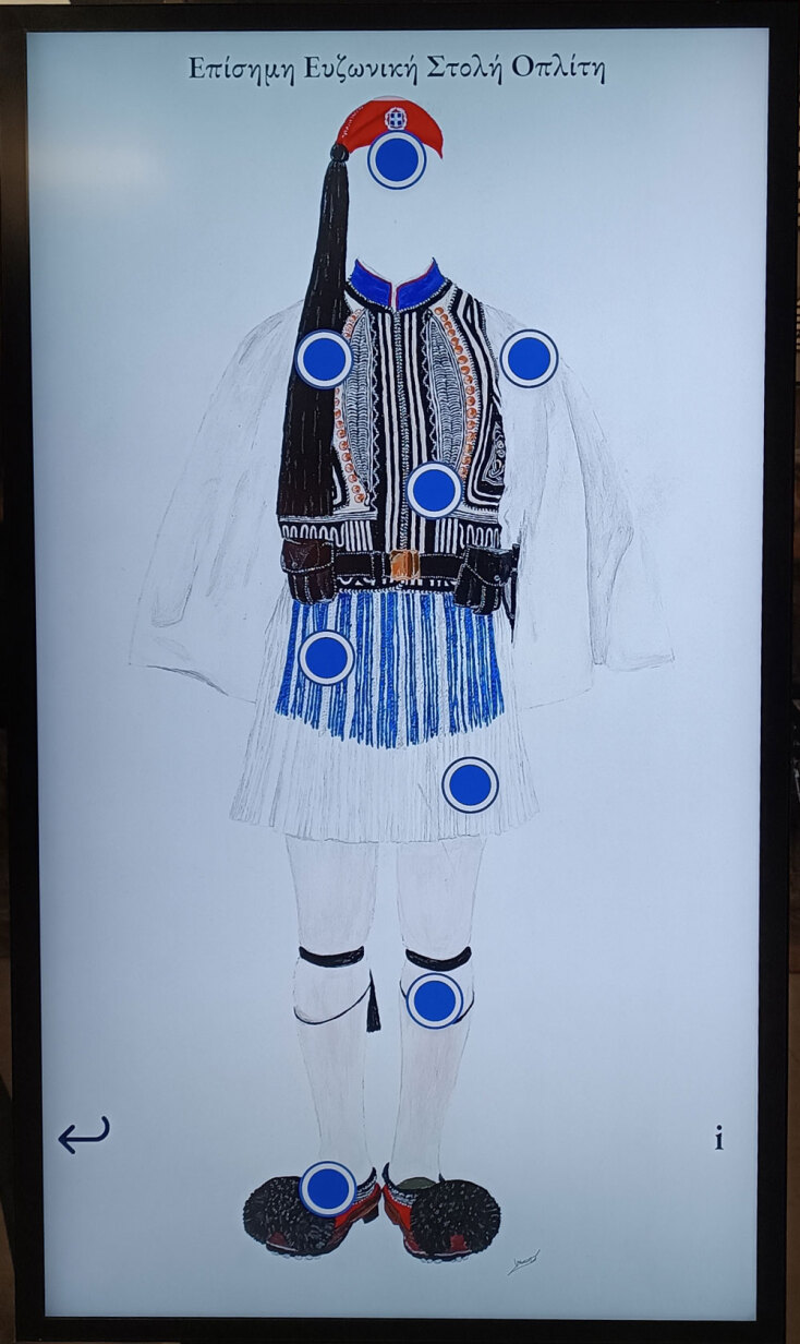 Διαδραστικό έκθεμα στο Πολεμικό Μουσείο για τους Ευζώνους