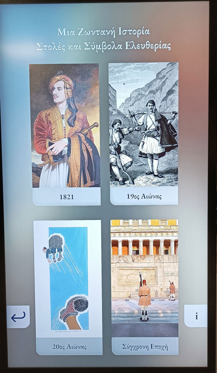 Διαδραστικό έκθεμα στο Πολεμικό Μουσείο για τους Ευζώνους