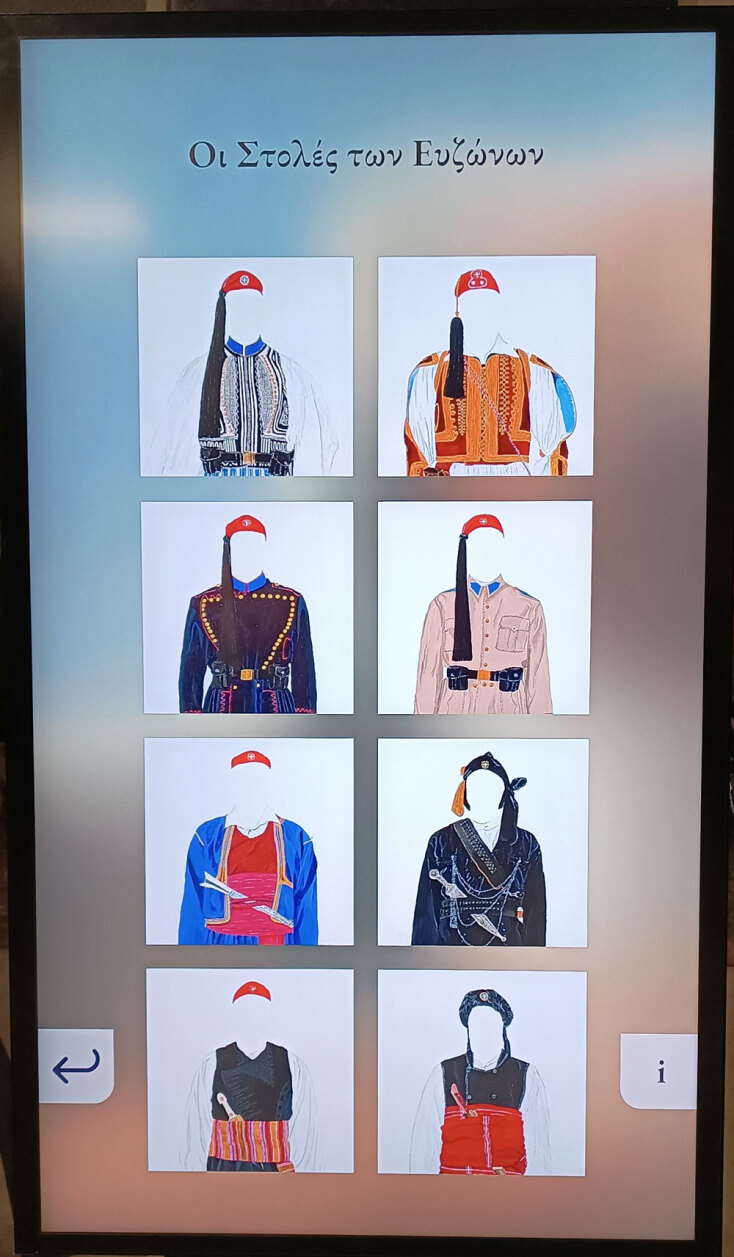 Διαδραστικό έκθεμα στο Πολεμικό Μουσείο για τους Ευζώνους