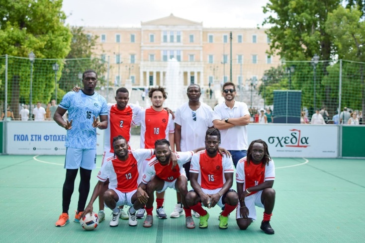 Η Εθνική Ομάδα Προσφύγων στην τρίτη θέση του Unity EURO Cup 2025