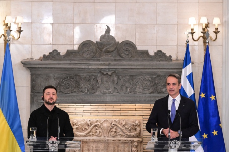 Μητσοτάκης: Άμεση ενεργοποίηση του Κάθετου Διαδρόμου - Ζελένσκι: Ευχαριστώ την Ελλάδα και τον Τραμπ