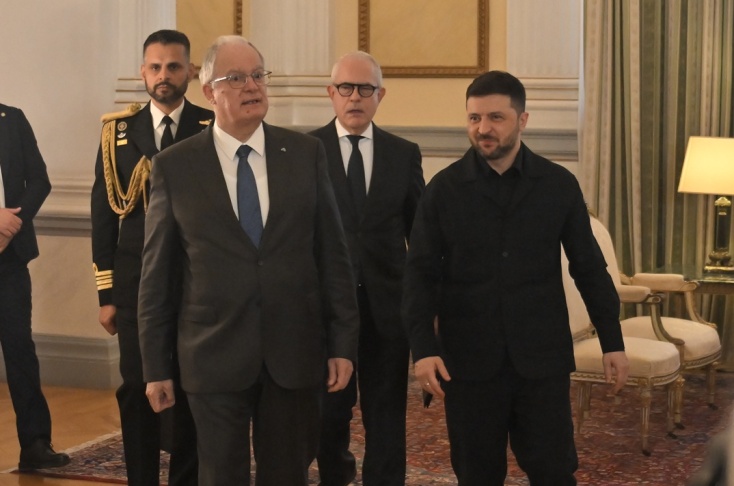 Κωνσταντίνος Τασούλας και Βολοντίμιρ Ζελένσκι