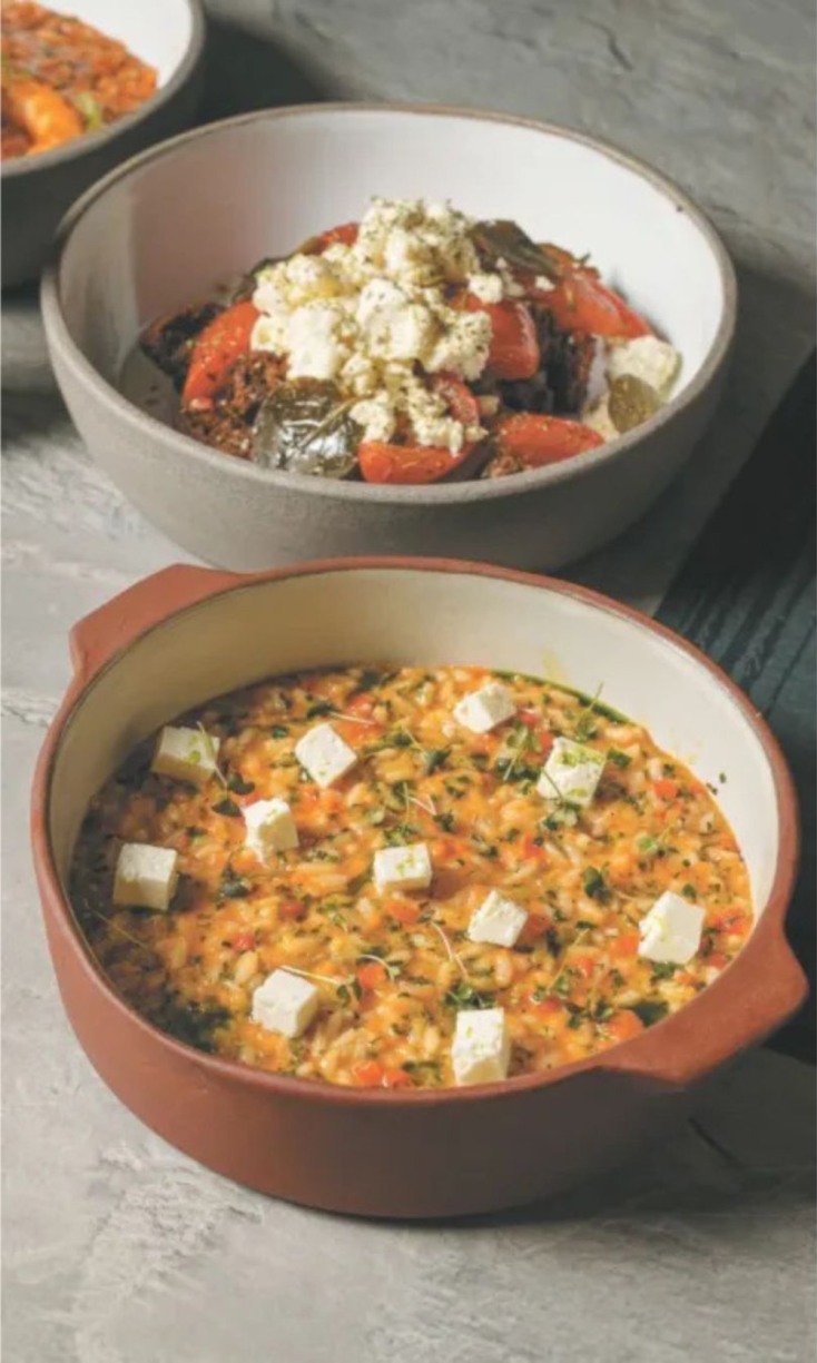 Πιάτα από το Rodopou & Beyond  του Hilton Garden Inn Athens Syggrou Avenue