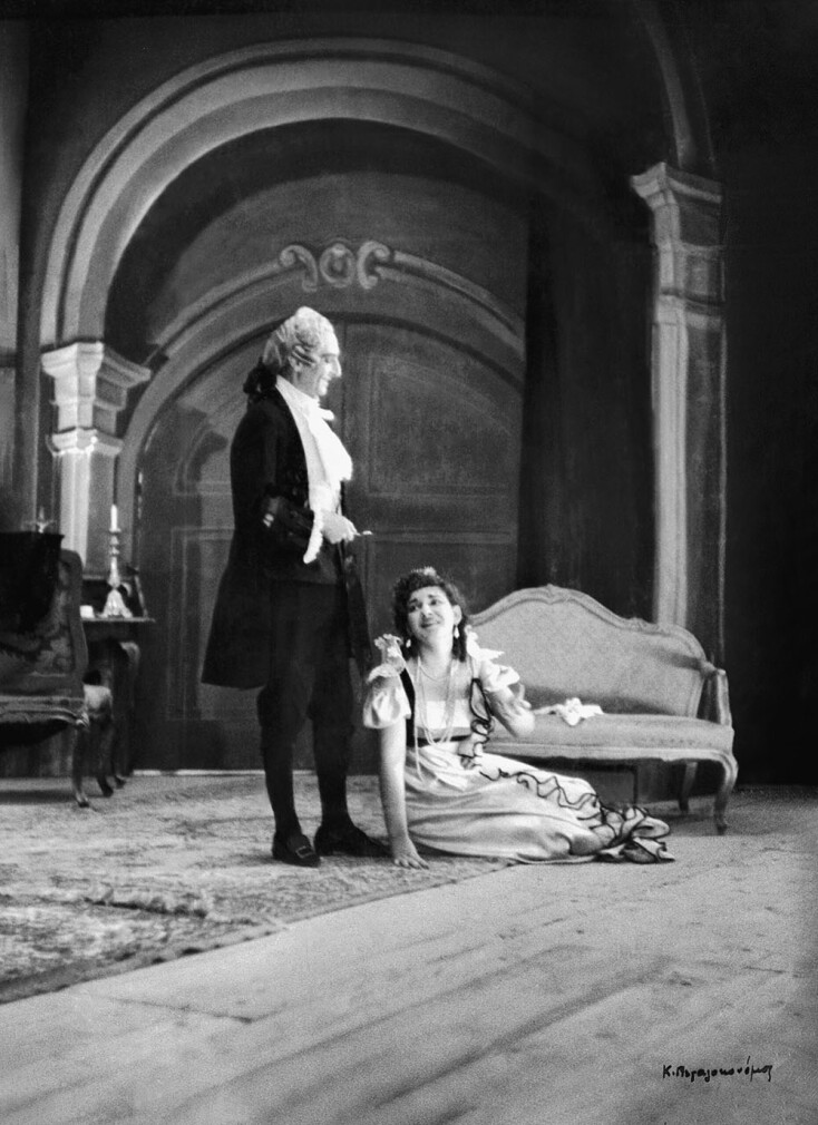 Η Μαρία Κάλλας στην "Τόσκα" στην Εθνική Λυρική Σκηνή (1942)