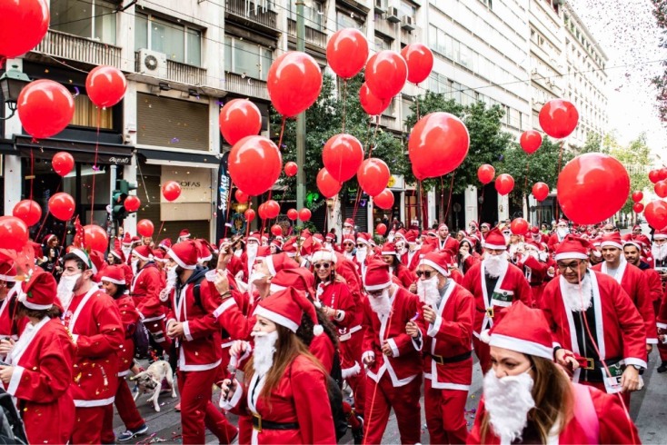 Athens Santa Run: η πιο γιορτινή διαδρομή ξεκινά από το Christmas Market