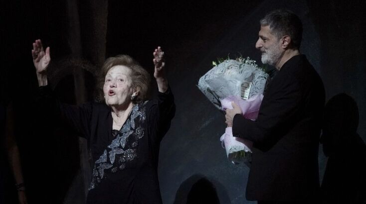 Η ΕΛΣ τίμησε την Κική Μορφωνιού το 2023 - στη φωτό μαζί με τον Γ. Κουμεντάκη 