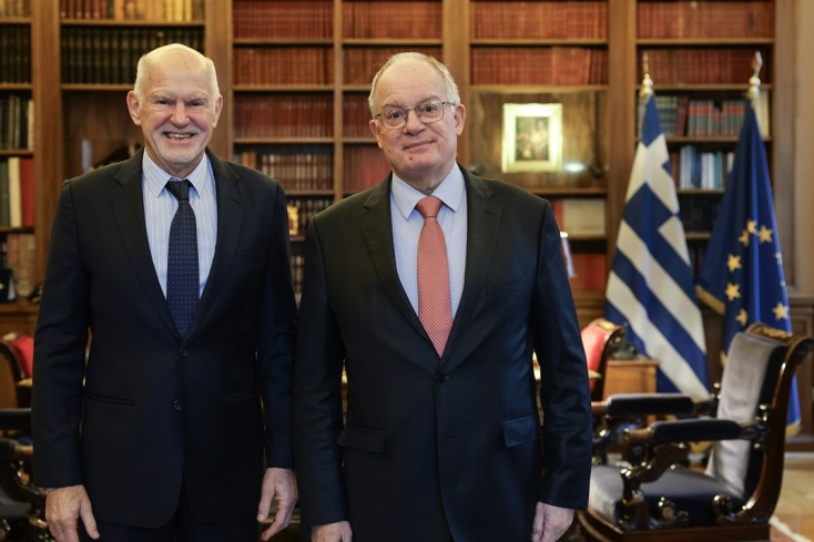 Συνάντηση Τασούλα – Παπανδρέου στο Προεδρικό Μέγαρο