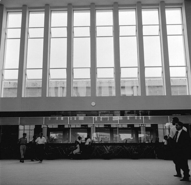 Σιδηροδρομικός Σταθμός Θεσσαλονίκης. Πηγή: Φωτογραφικό Αρχείο ΜΙΕΤ - ΕΛΙΑ.