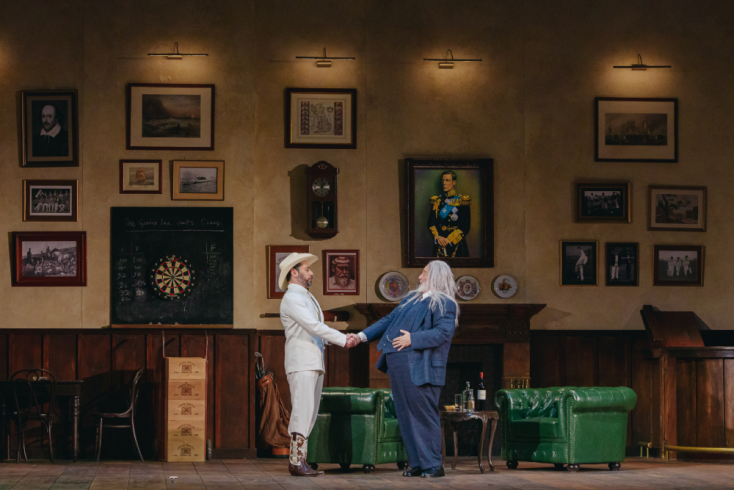 ΕΛΣ, πρόβα του «Φάλσταφ» - Δ. Σούρμπης, Τ. Χριστογιαννόπουλος