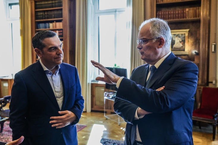 Ο Κωνσταντίνος Τασούλας συναντήθηκε με τον Αλέξη Τσίπρα