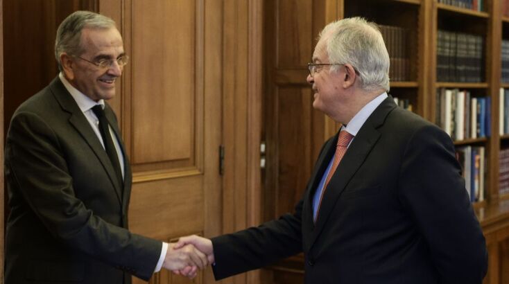 Αντώνης Σαμαράς και Κώστας Τασούλας © ΘΟΔΩΡΗΣ ΜΑΝΩΛΟΠΟΥΛΟΣ/Γ.Τ ΠΡΟΕΔΡΙΑ ΔΗΜΟΚΡΑΤΙΑΣ/EUROKINISSI