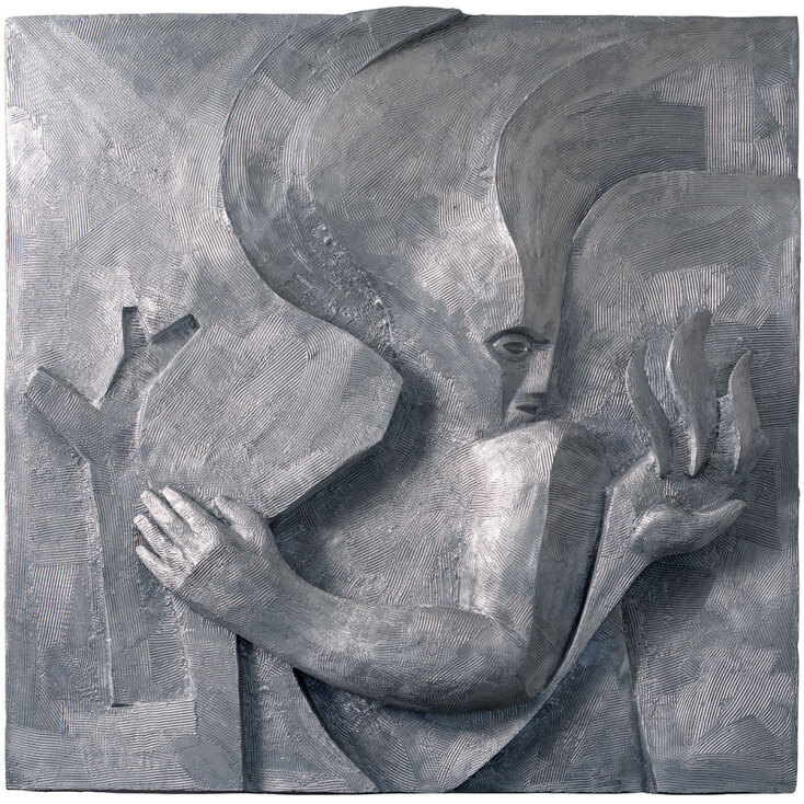 Fabrizio Loschi, Elementi, χύτευση με κέρινο καλούπι από αλουμίνιο, 100 x 100 x 12