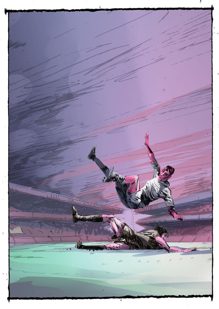 Σκίτσο του Βασίλη Γκογκτζιλά, εμπνευσμένο από την εκπομπή «Βίλατζ Λιμπερταδόρες»