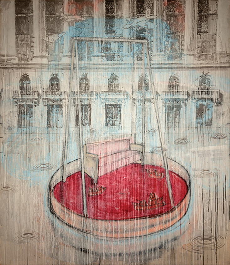 «Παρακμιακοί παράδεισοι» του Νάσου Χαλκίδη στην Πινακοθήκη Δήμου Αθηναίων