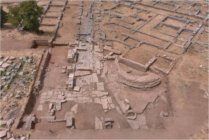 Γενική λήψη από τις ανασκαφές στους Φιλίππους