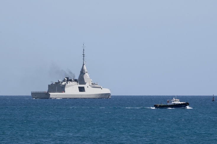 Η φρεγάτα «Κίμων» στο λιμάνι της Λεμεσού